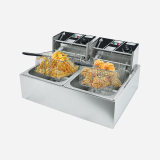 Electric Deep Fryer 6+6 Litre