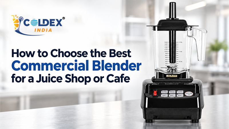 How to Choose the Best Commercial Blender for a Juice Shop or Cafe