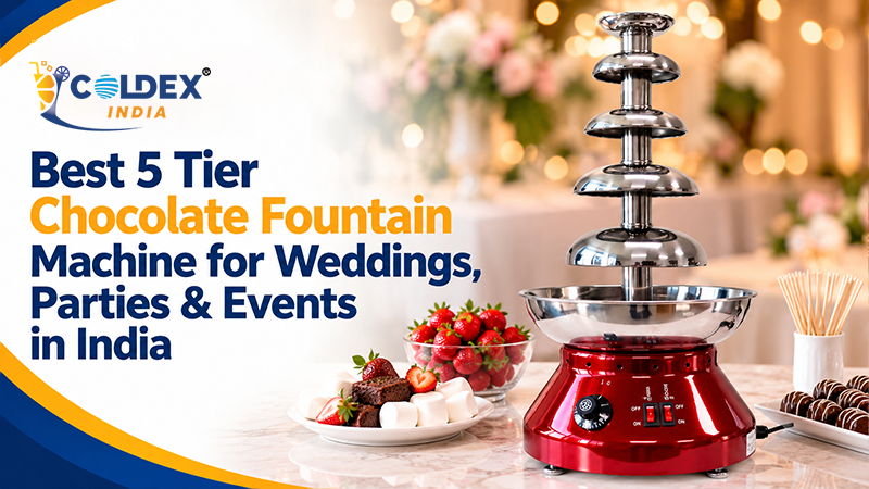 Best 5 Tier Chocolate Fountain Machine for Weddings, Parties & Events in India